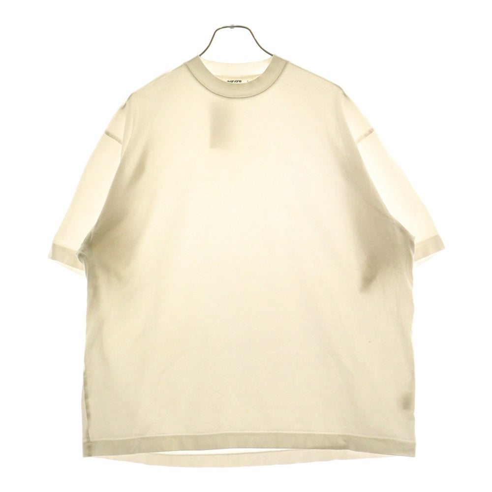 everyone(エブリワン) cotton s/s t-shirt クルーネック 半袖Tシャツ ホワイト EV-CS04