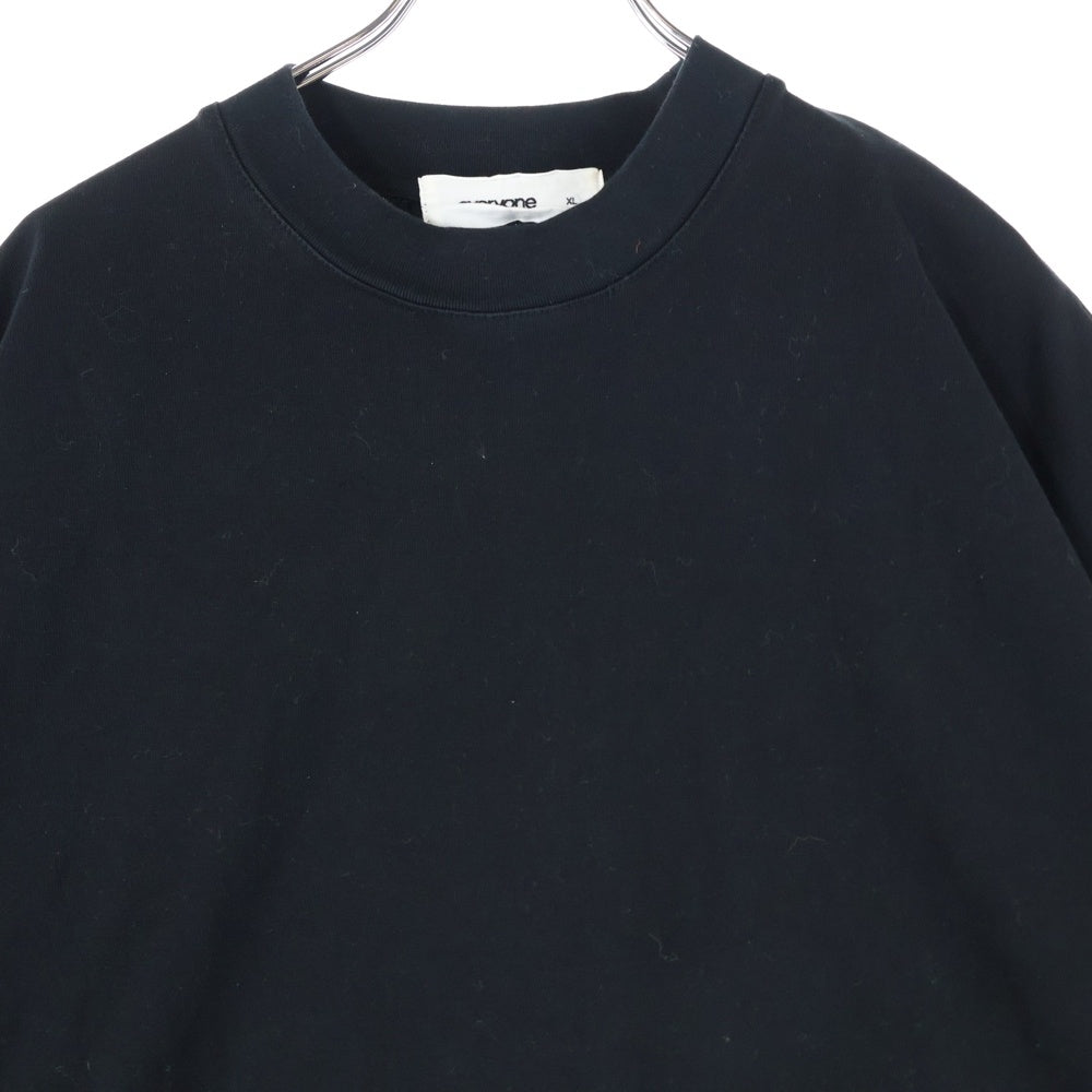 everyone(エブリワン) cotton s/s t-shirt クルーネック 半袖Tシャツ ブラック EV-CS04