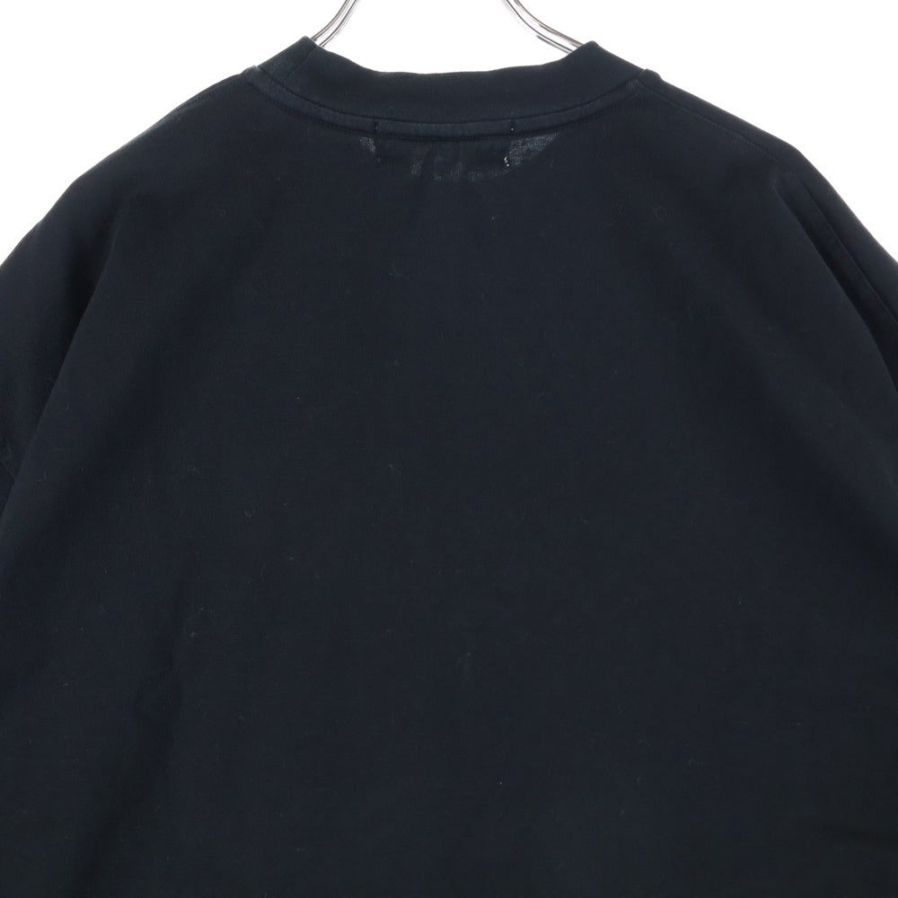 everyone(エブリワン) cotton s/s t-shirt クルーネック 半袖Tシャツ ブラック EV-CS04