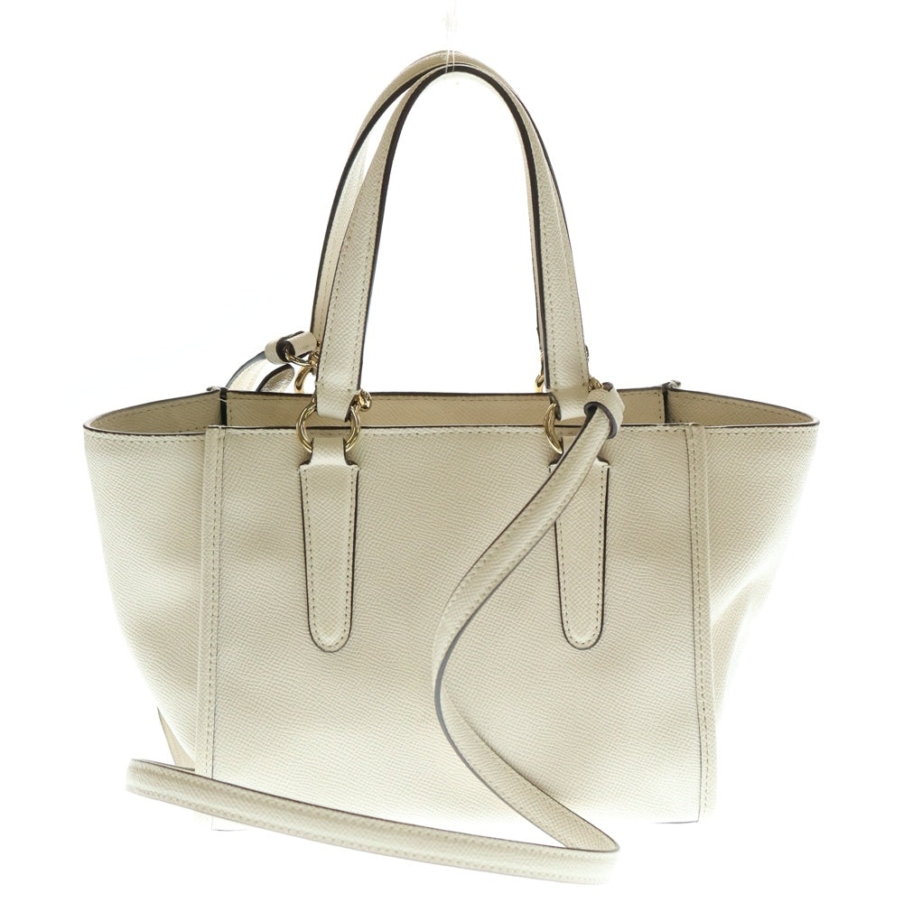 COACH(コーチ) クロスビー レザー 2WAY ハンド ショルダーバッグ ホワイト F11925