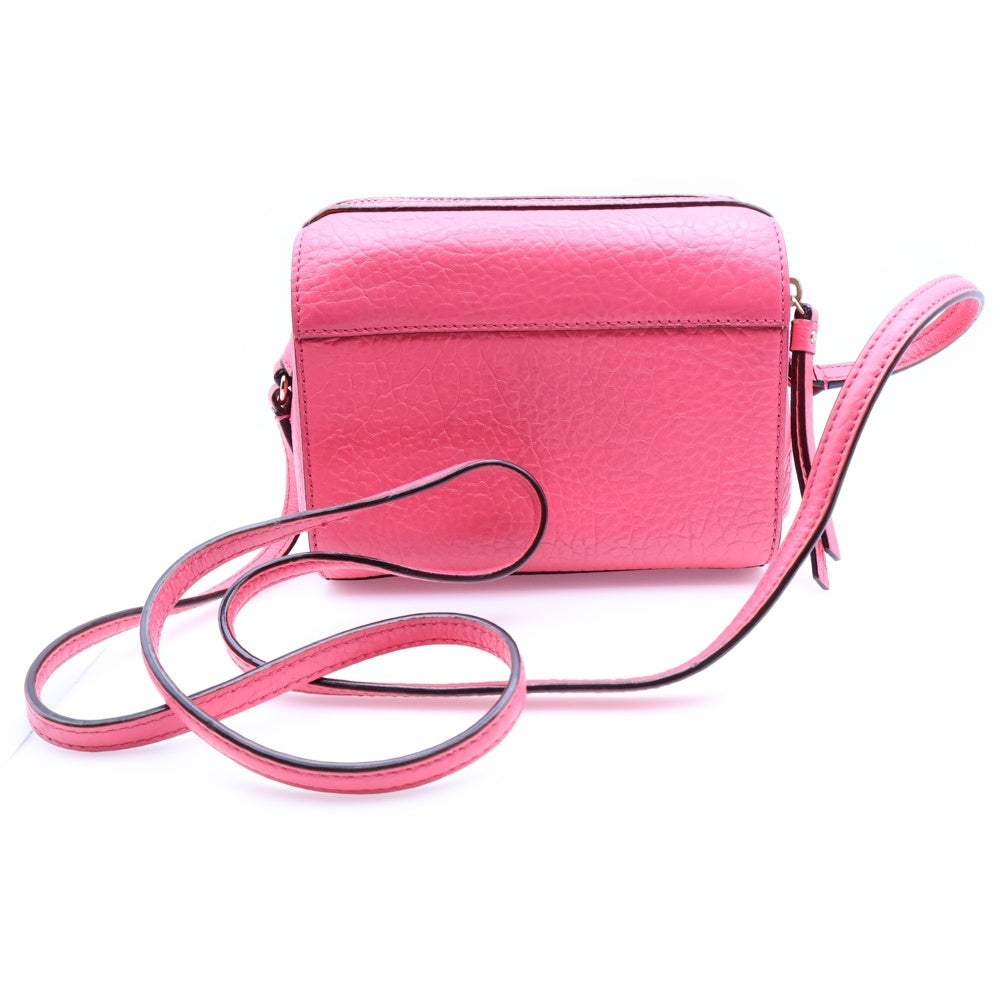 COACH(コーチ) PERRI LANE BUBBLES LOOLOO ペリーレーンバブルズルールー レザー パンチング ショルダーバッグ レディース ピンク