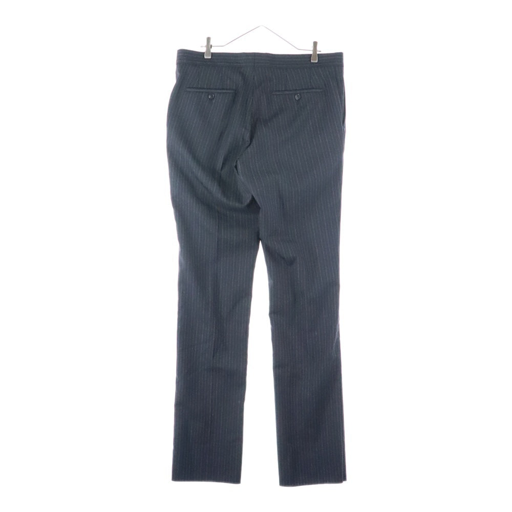 BURBERRY(バーバリー) PINSTRIPED WOOL TROUSERS ピンストライプ ウールスラックス パンツ ブラック 8013837