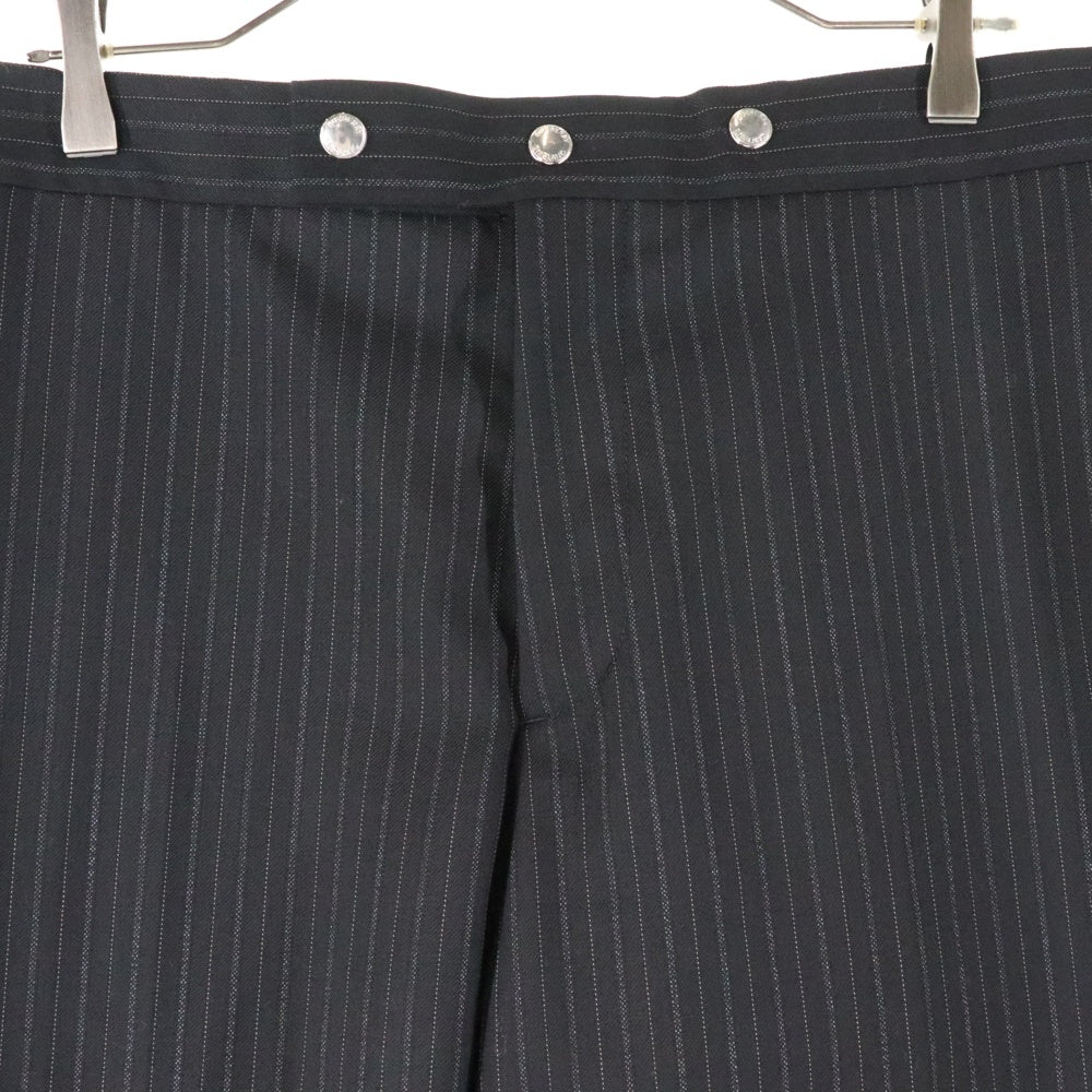 BURBERRY(バーバリー) PINSTRIPED WOOL TROUSERS ピンストライプ ウールスラックス パンツ ブラック 8013837