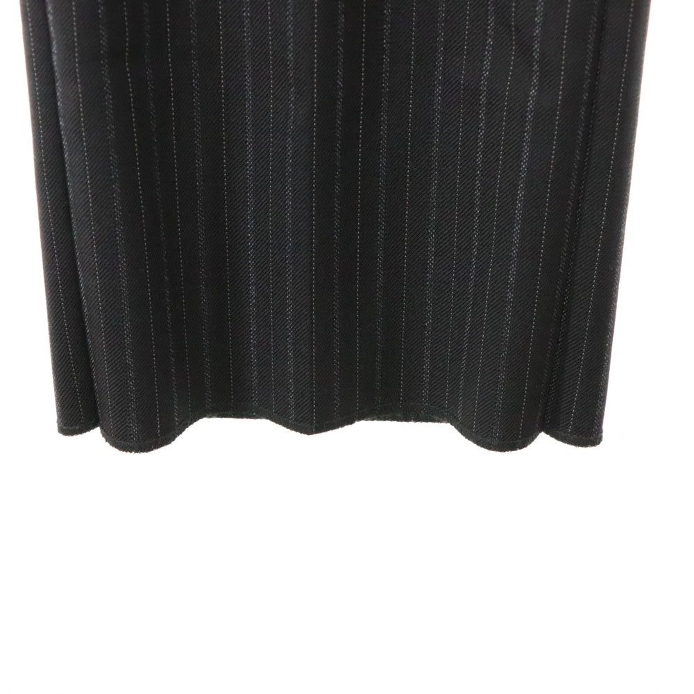 BURBERRY(バーバリー) PINSTRIPED WOOL TROUSERS ピンストライプ ウールスラックス パンツ ブラック 8013837