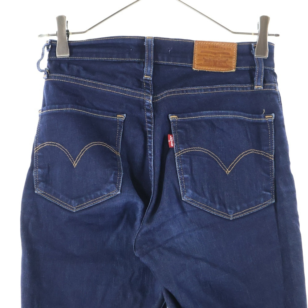 Levi's(リーバイス) 724 HIGH RISE STRAIGHT ハイ ライズ ストレート ボタン裏273 ドーナツボタン カウレザーパッチ 両面BIG E スキニーデニムパンツ レディース 18883-0015