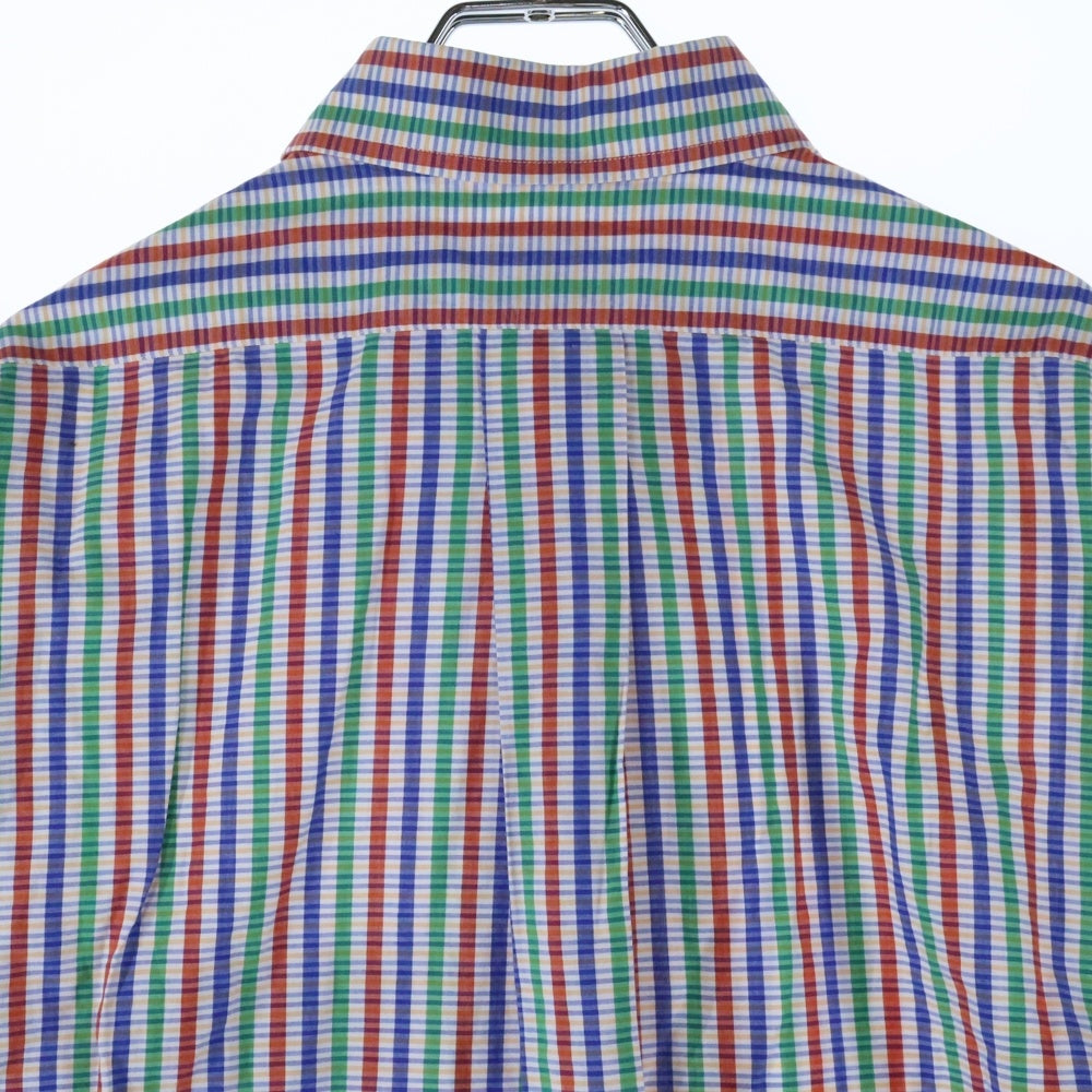 ETRO(エトロ) 7B 胸ポケット チェック柄 長袖シャツ マルチ