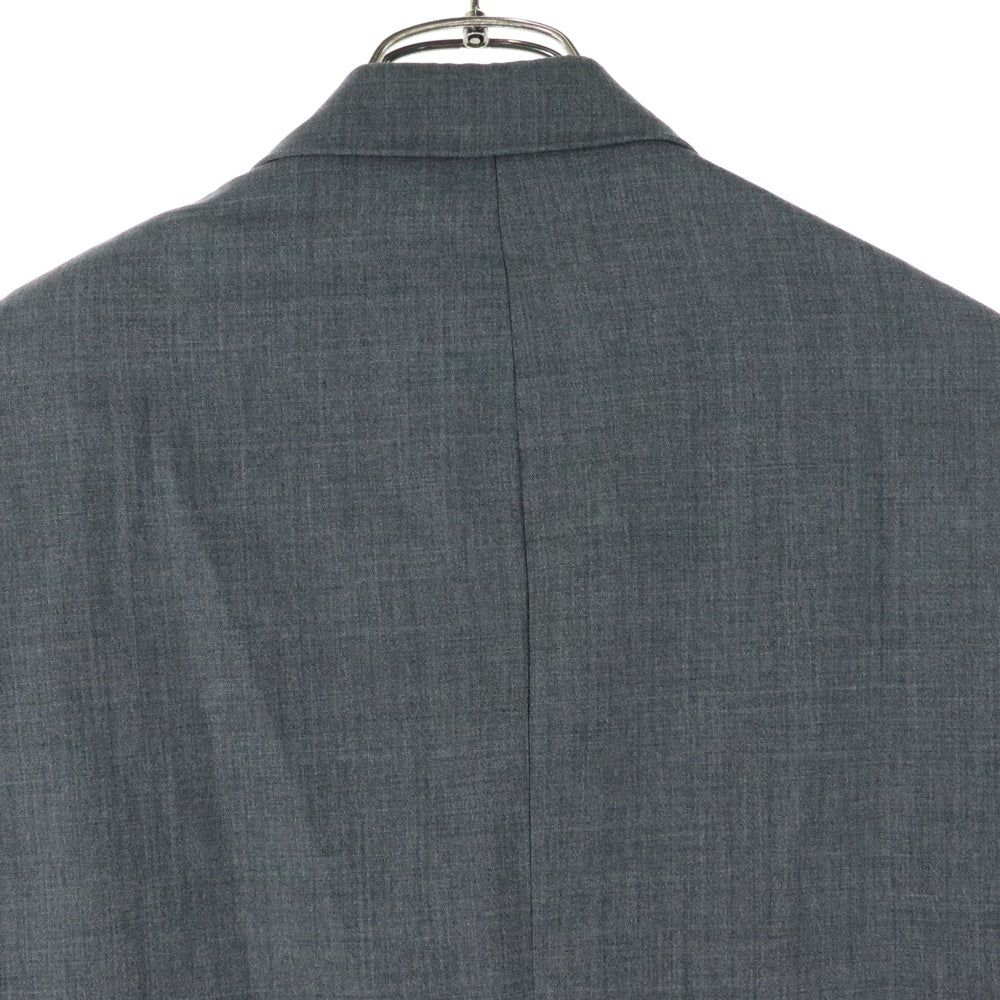 HUGO BOSS(ヒューゴボス) 2B 胸ポケット 肩パッド入り テーラードジャケット グレー