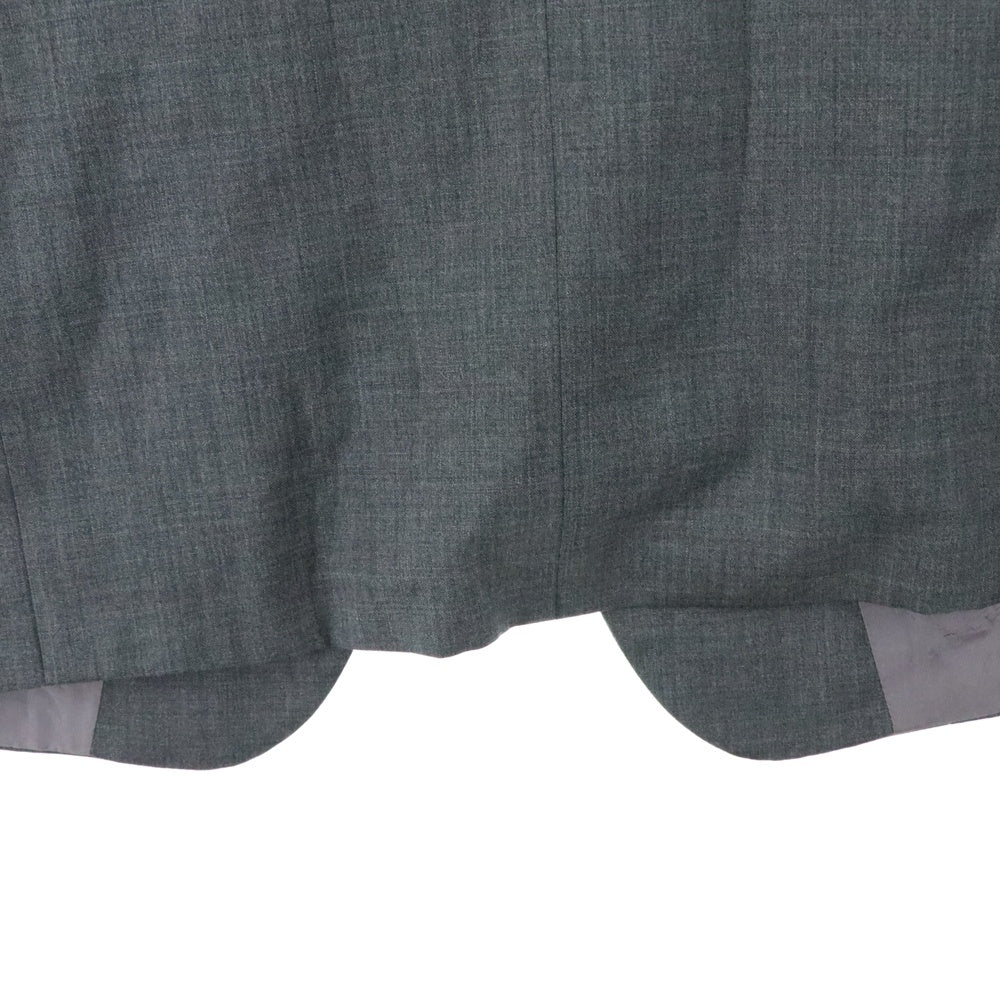 HUGO BOSS(ヒューゴボス) 2B 胸ポケット 肩パッド入り テーラードジャケット グレー