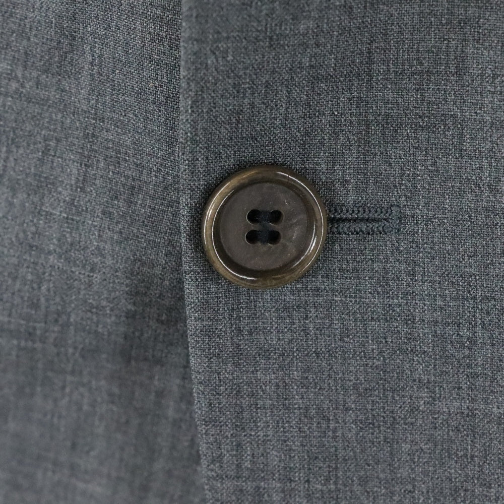 HUGO BOSS(ヒューゴボス) 2B 胸ポケット 肩パッド入り テーラードジャケット グレー