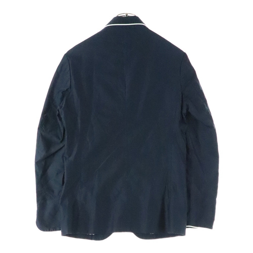 EDIFICE(エディフィス) 2B ダブルフラップポケット 胸ポケット テーラードジャケット ネイビー