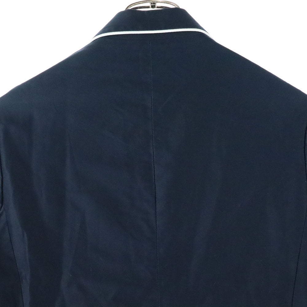 EDIFICE(エディフィス) 2B ダブルフラップポケット 胸ポケット テーラードジャケット ネイビー