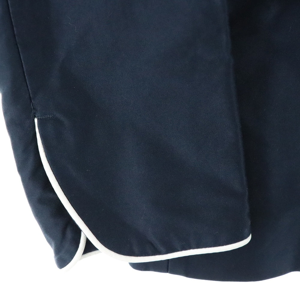 EDIFICE(エディフィス) 2B ダブルフラップポケット 胸ポケット テーラードジャケット ネイビー