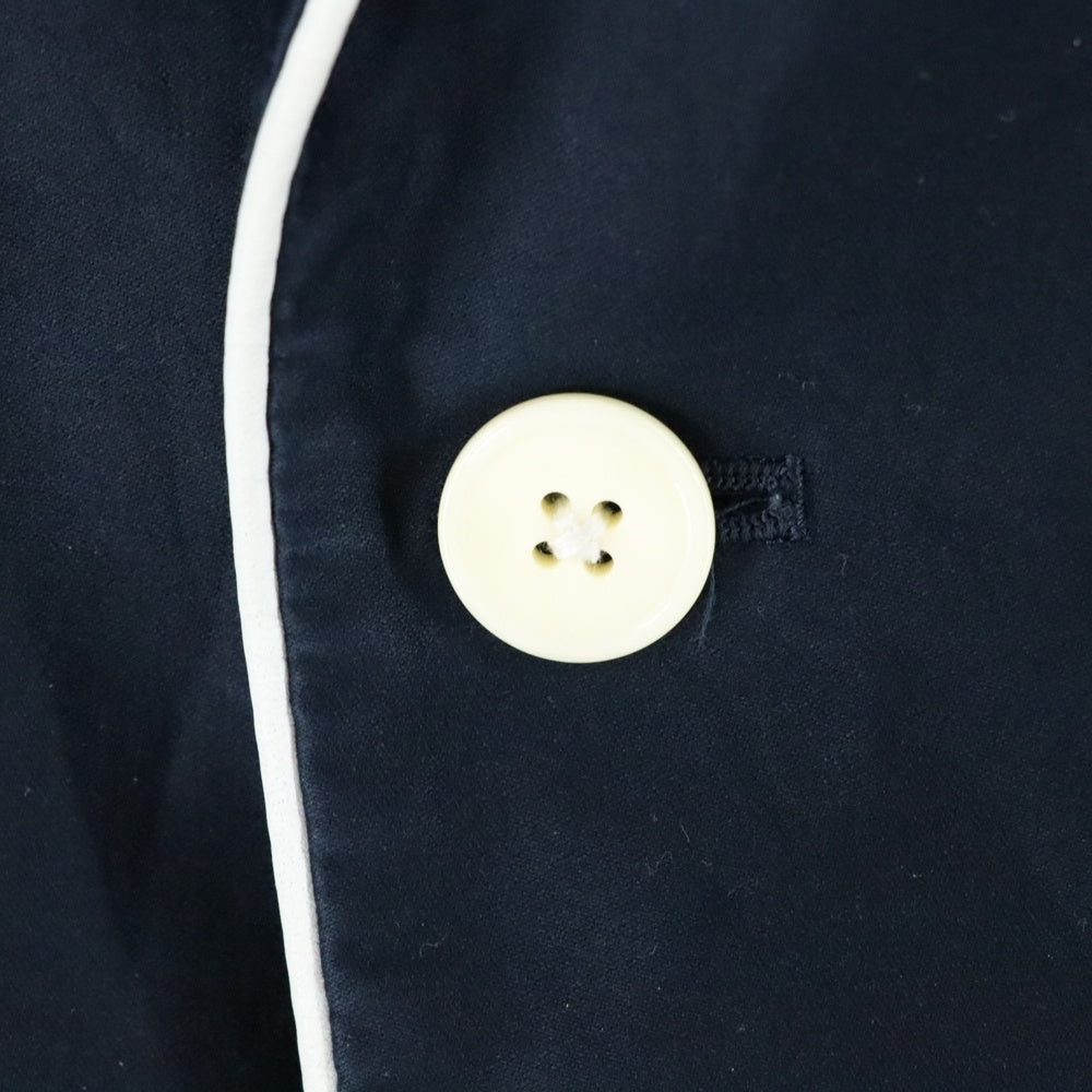 EDIFICE(エディフィス) 2B ダブルフラップポケット 胸ポケット テーラードジャケット ネイビー