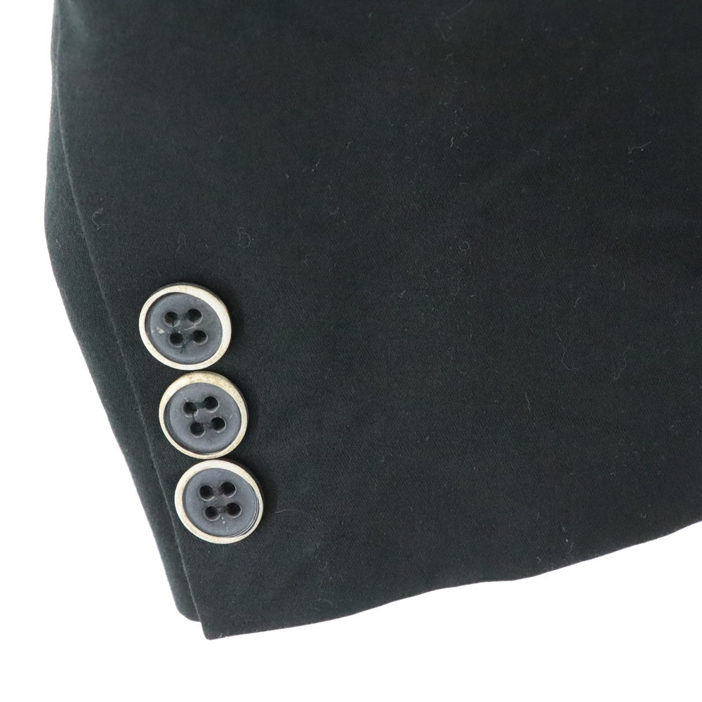 KENZO(ケンゾー) 2B ダブルフラップポケット 胸ポケット テーラードジャケット ブラック 2VE074I