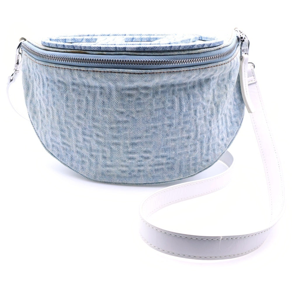 DIESEL(ディーゼル) Dロゴ デニムウエストポーチ ボディバッグ インディゴ