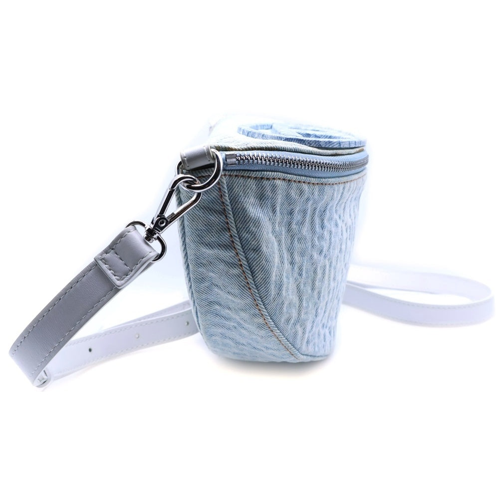 DIESEL(ディーゼル) Dロゴ デニムウエストポーチ ボディバッグ インディゴ