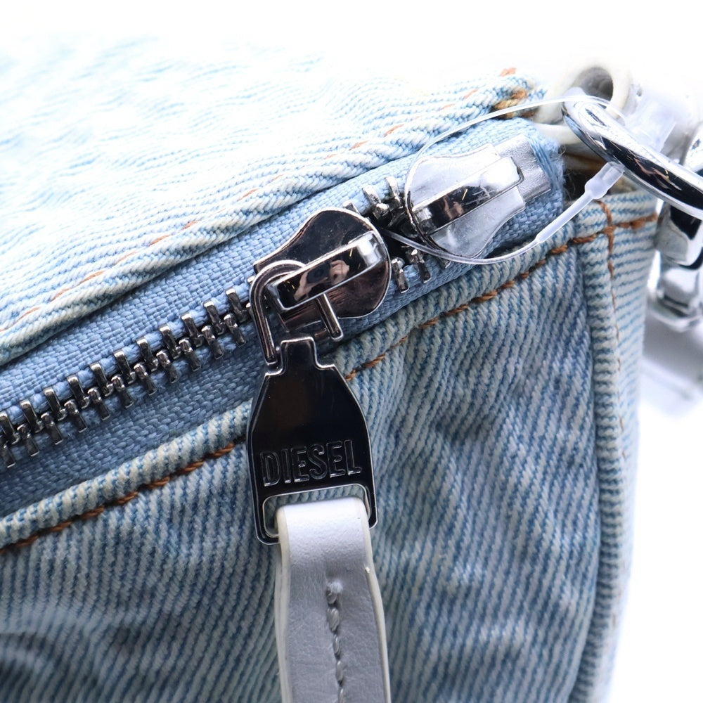 DIESEL(ディーゼル) Dロゴ デニムウエストポーチ ボディバッグ インディゴ