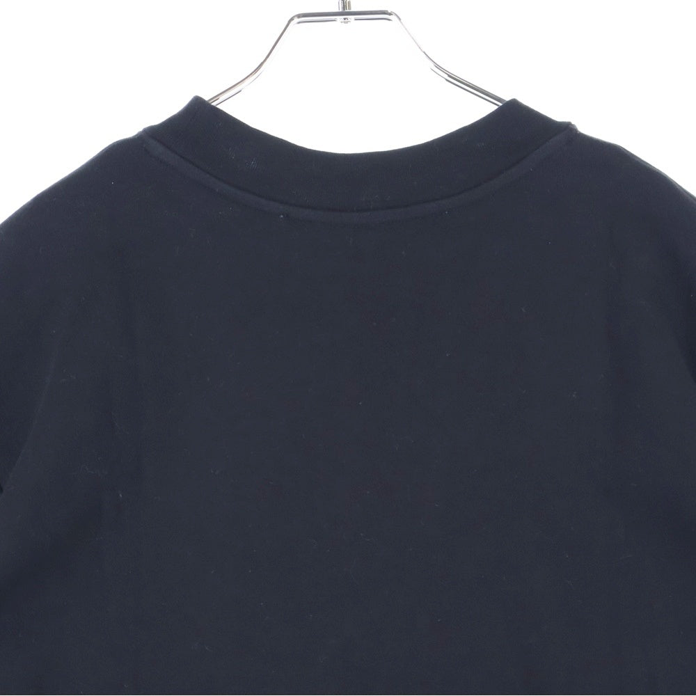 OFF-WHITE(オフホワイト) フロントロゴデザインプリント モックネック カットソー 半袖Tシャツ レディース ブラック OWAA072R21JER001