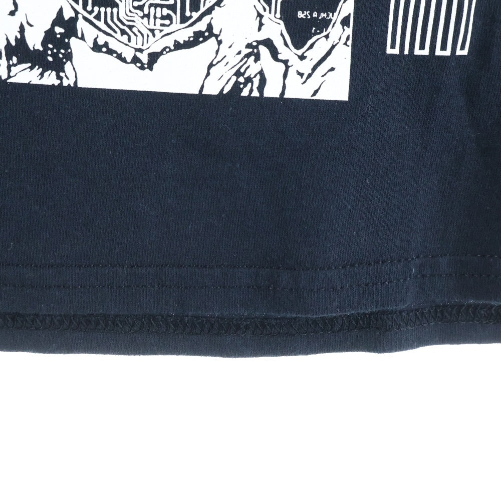 UNDERCOVER(アンダーカバー) DAY OF DESTRUCTION 破壊の日 フロントプリント クルーネック カットソー 半袖Tシャツ ブラック