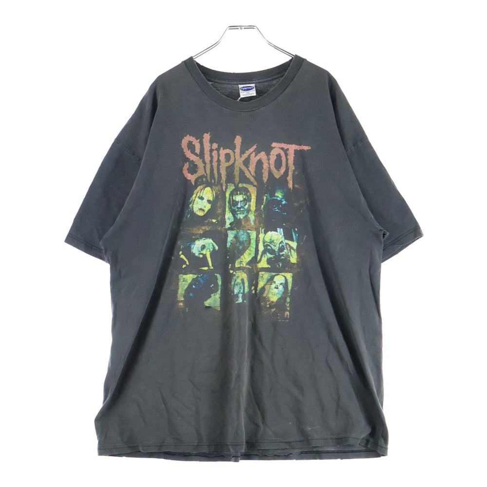 VINTAGE(ヴィンテージ) 00S VINTAGE SLIPKNOT 2001 TOUR T-SHIRT ヴィンテージ スリップノット ツアー クルーネック半袖Tシャツ カットソー ブラック