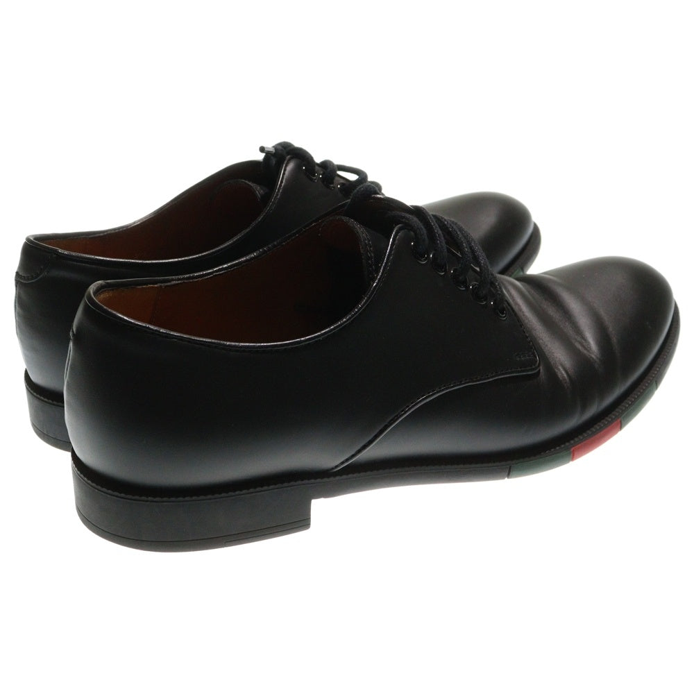 GUCCI(グッチ) シェリーライン レースアップ レザー ドレスシューズ ブラック 295116