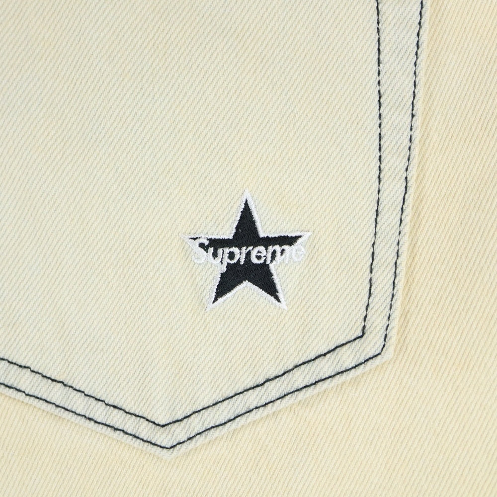 SUPREME(シュプリーム) 25SS Regular Jean レギュラー ブリーチ ジーンズ デニムパンツ アイボリー