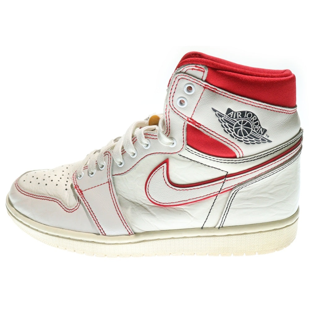 NIKE(ナイキ) 【観賞用 2009年製】 AIR JORDAN 1 RETRO HIGH DMP BULLS エアジョーダン1 レトロ ディフェンディングモーメントパック ハイカットスニーカー US9/27cm 332550-061