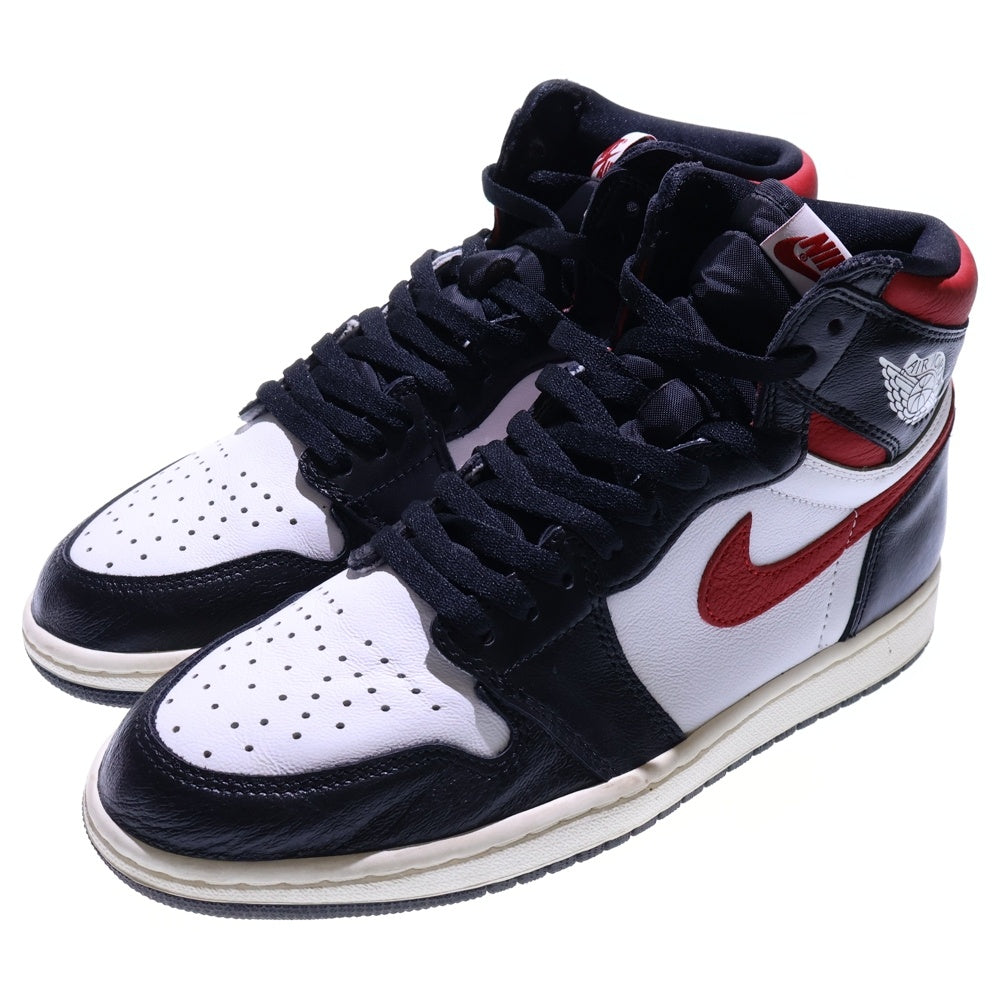 NIKE(ナイキ) AIR JORDAN 1 RETRO HIGH OG SAIL UNIVERSITY RED エアジョーダン1 レトロ オージー セイル ユニバーシティレッド ハイカットスニーカーUS9/27cm 555088-061