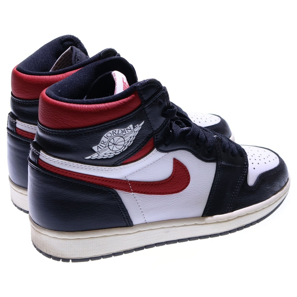 NIKE(ナイキ) AIR JORDAN 1 RETRO HIGH OG SAIL UNIVERSITY RED エアジョーダン1 レトロ オージー セイル ユニバーシティレッド ハイカットスニーカーUS9/27cm 555088-061