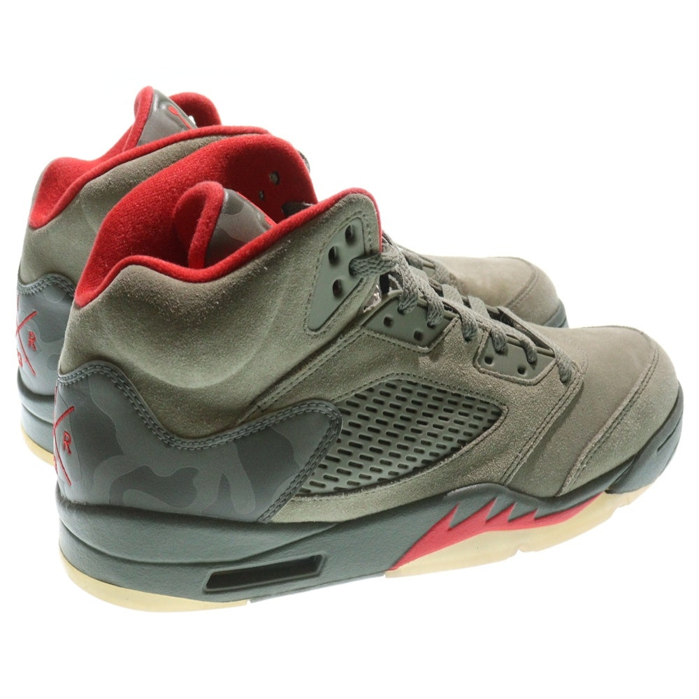 NIKE(ナイキ) AIR JORDAN 5 RETRO DARK STUCCO エアジョーダン5 レトロ ダークスタッコ ハイカットスニーカー グレー US9/27cm 136027-051