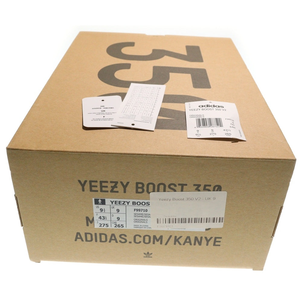 adidas(アディダス) YEEZY BOOST 350 V2 SESAME イージーブースト セサミ ローカットスニーカー ベージュ US9.5/27.5cm F99710