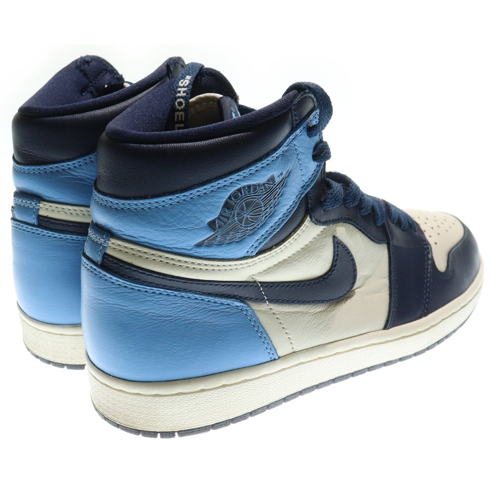 NIKE(ナイキ) AIR JORDAN 1 RETRO HIGH OG OBSIDIAN UNIVERSITY BLUE エアジョーダン1 レトロ OG オブシディアン ユニバーシティブルー ハイカットスニーカー 555088-140