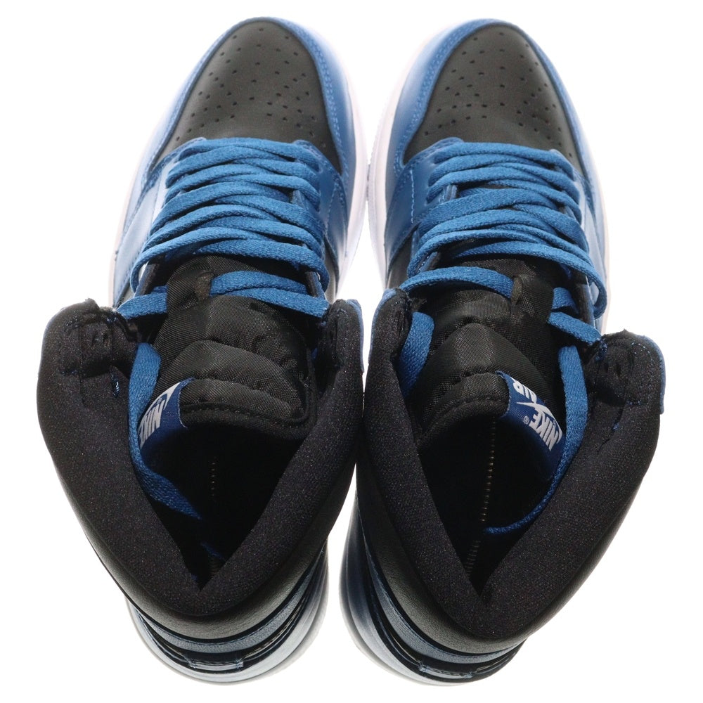 NIKE(ナイキ) AIR JORDAN 1 RETRO HIGH OG DARK MARINA BLUE エアジョーダン1 レトロ ダークマリーナブルー ハイカットスニーカー ブラック/ブルー US9/27cm 555088-404