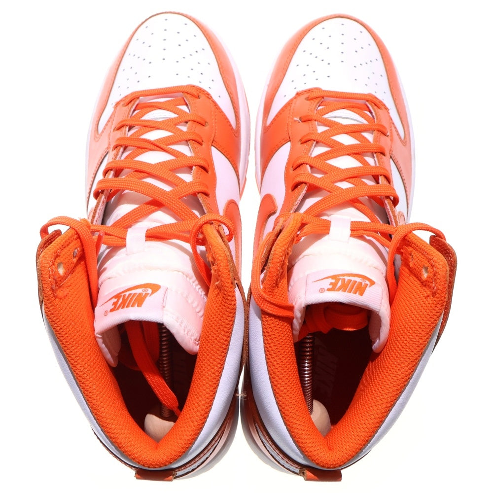 NIKE(ナイキ) DUNK HI RETRO SYRACUSE ダンク レトロ シラキュース ハイカットスニーカー オレンジ/ホワイト US9/27cm DD1399-101