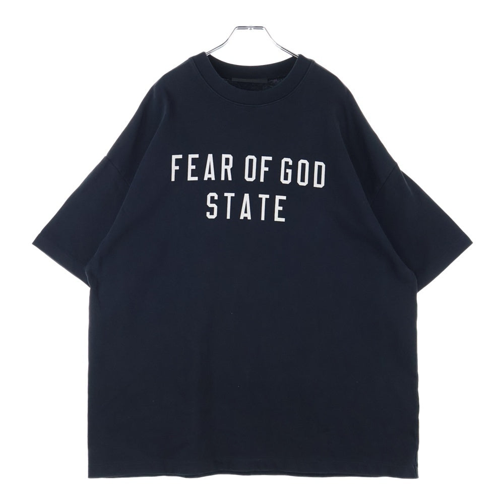 FEAR OF GOD ESSENTIALS(フィアオブゴッド エッセンシャルズ) HEAVY CREWNECK TEE オーバーサイズ ヘビー クルーネック 半袖Tシャツ カットソー ネイビー