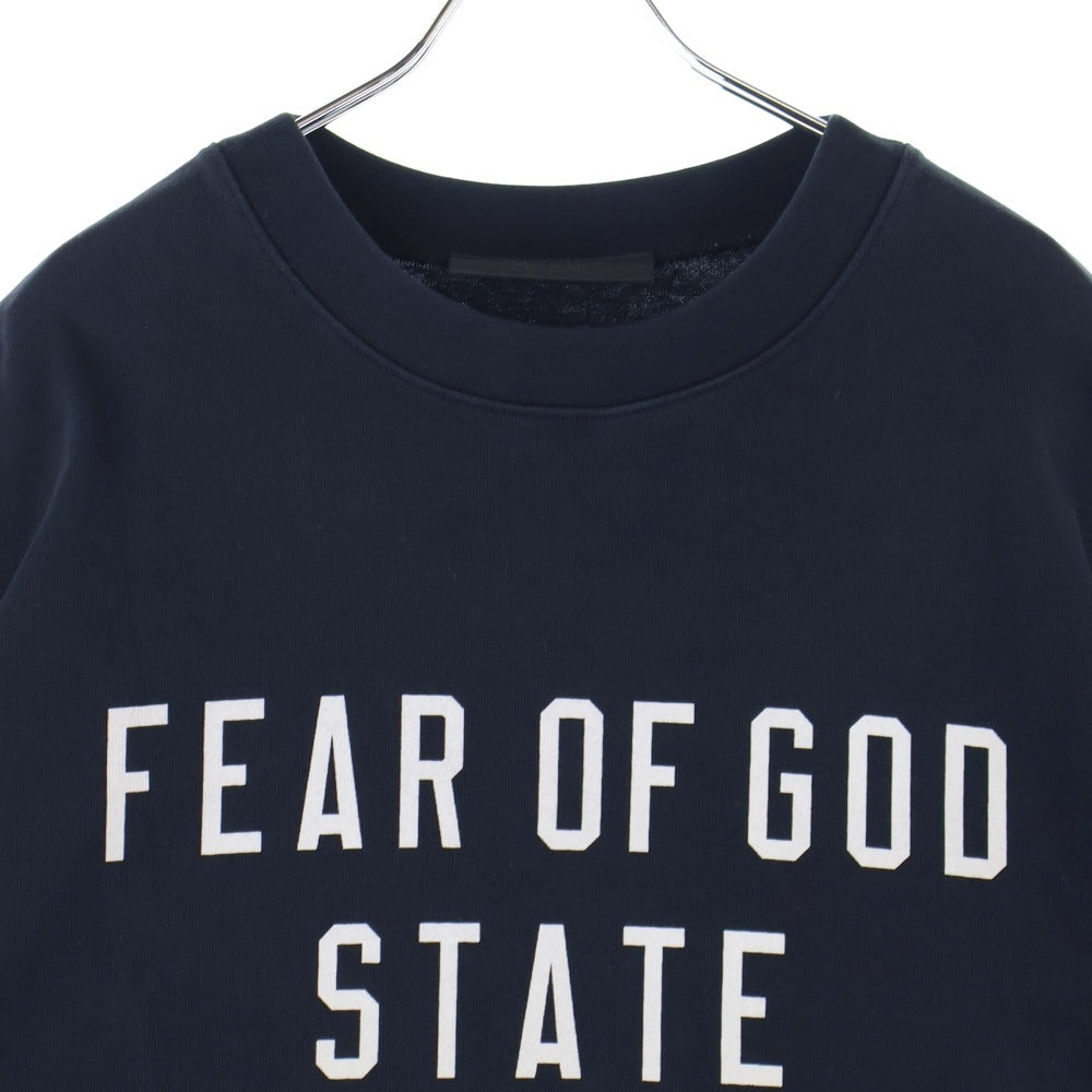 FEAR OF GOD ESSENTIALS(フィアオブゴッド エッセンシャルズ) HEAVY CREWNECK TEE オーバーサイズ ヘビー クルーネック 半袖Tシャツ カットソー ネイビー