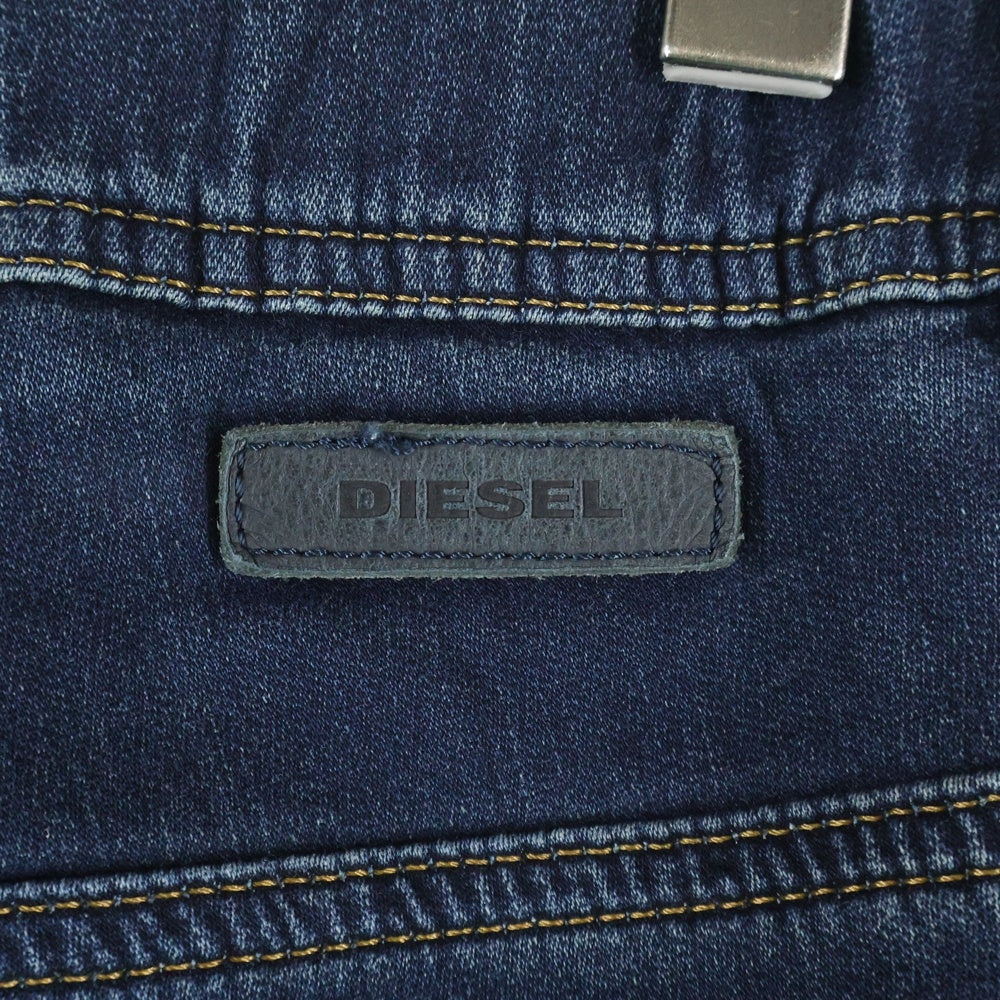 DIESEL(ディーゼル) KROOLEY-NE ダメージ加工 スリムフィット デニム イージーパンツ インディゴ 00621