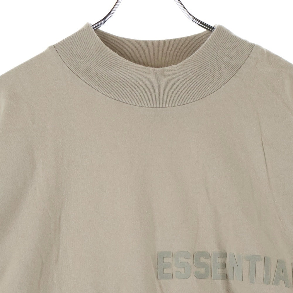FEAR OF GOD ESSENTIALS(フィアオブゴッド エッセンシャルズ) L/S T-SHIRT フロントロゴ コットン 長袖Tシャツ カットソー ベージュ