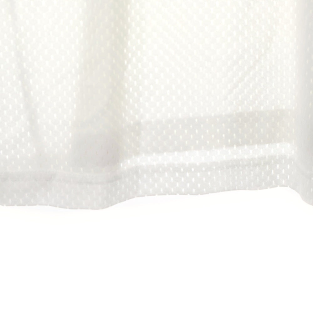 SUPREME(シュプリーム) 15SS ×THRASHER Mesh Crewneck スラッシャー メッシュ クルーネック ロゴプリント 半袖リンガーTシャツ カットソー ホワイト