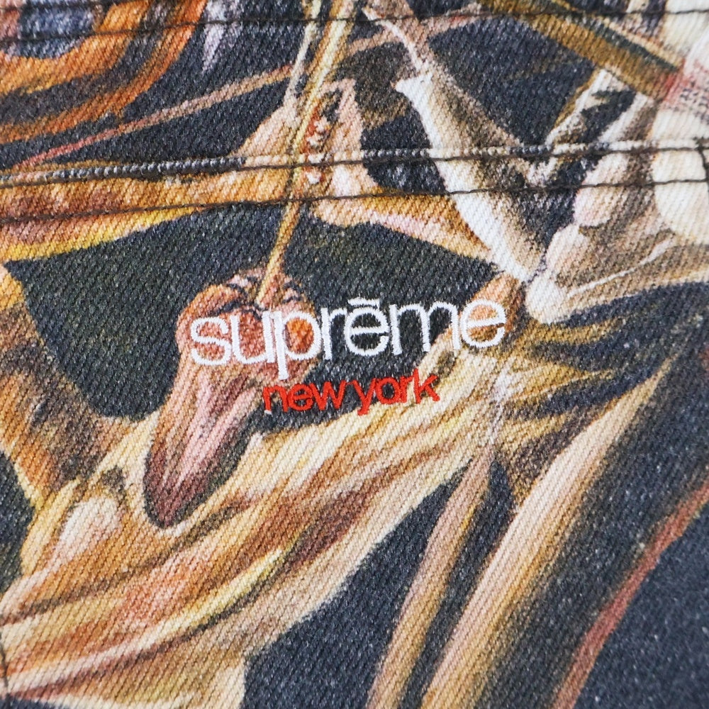 SUPREME(シュプリーム) 25SS ×Ernie Barnes Baggy Denim Short Dance アーニーバーンズ バギー デニム ショーツ ハーフパンツ マルチカラー