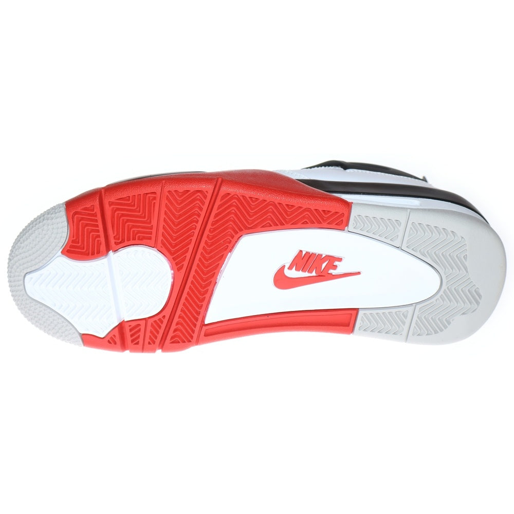 NIKE(ナイキ) AIR JORDAN 4 RETRO FIRE RED エアジョーダン 4 レトロ ファイヤーレッド ハイカットスニーカー ホワイト/レッド US9.5/27.5cm DC7770-160