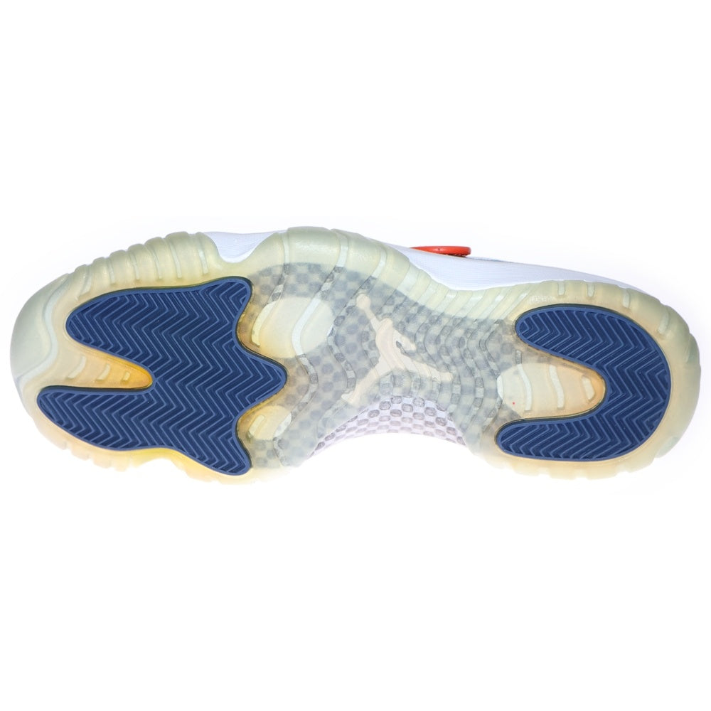 NIKE(ナイキ) AIR JORDAN 11 RETRO LOW LE SNAKESKIN エアジョーダン11 スネークスキン ローカットスニーカー ホワイト/ブルー US9/27cm CD6846-102