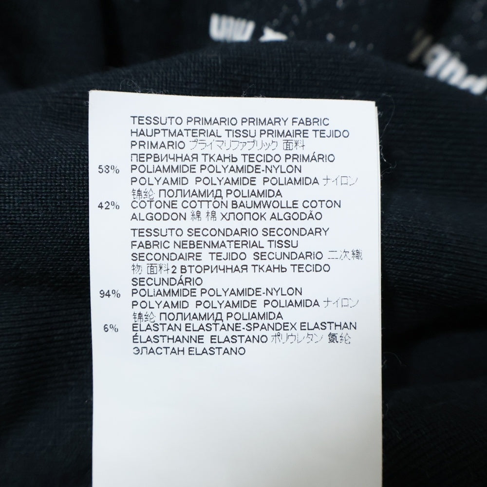 MM6 Maison Margiela(エムエムシックスメゾンマルジェラ) 21AW サイドスリット スウェットプルオーバーパーカー ネイビー レディース S52GU0144