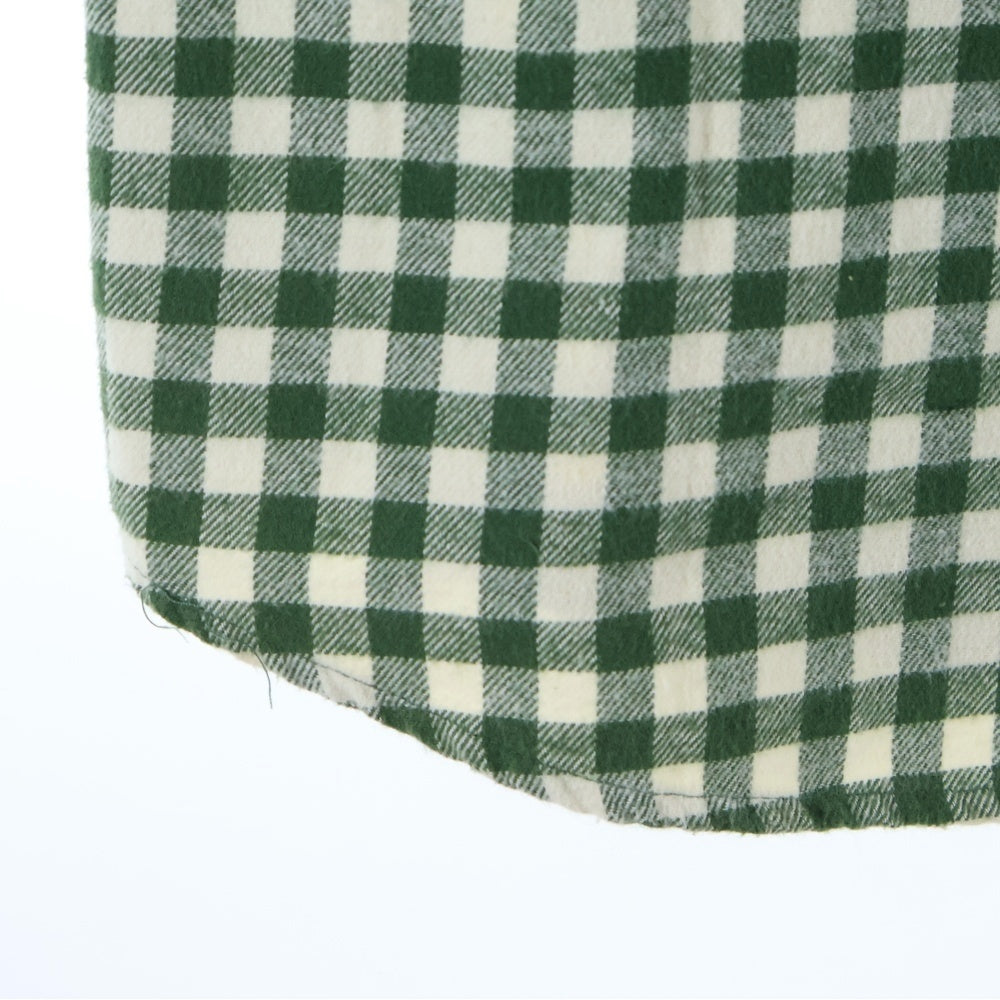 STUSSY(ステューシー) チェック フランネル 半袖シャツ グリーン/レッド