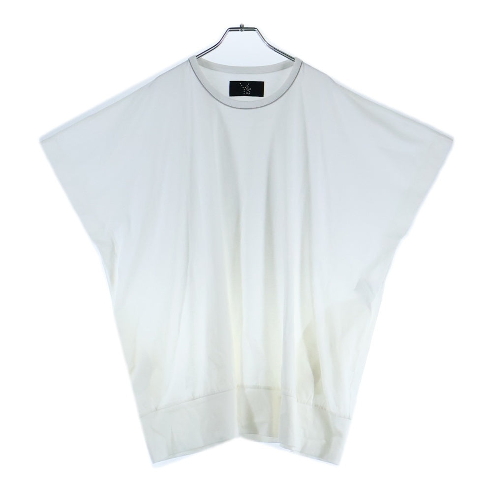 Y's(ワイズ) COTON JERSEY Y'S STITCH SLEEVELESS BIG T コットンジャージー スリーブレス ビッグTシャツ ホワイト レディース YP-T63-057