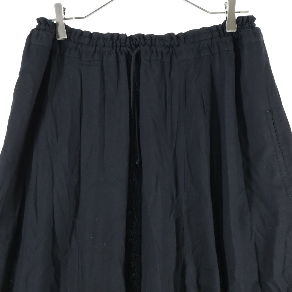 Y's(ワイズ) RAYON CAMBRIC GATHERED PANTS レーヨン ギャザード サルエルパンツ ブラック レディース YP-P14-200