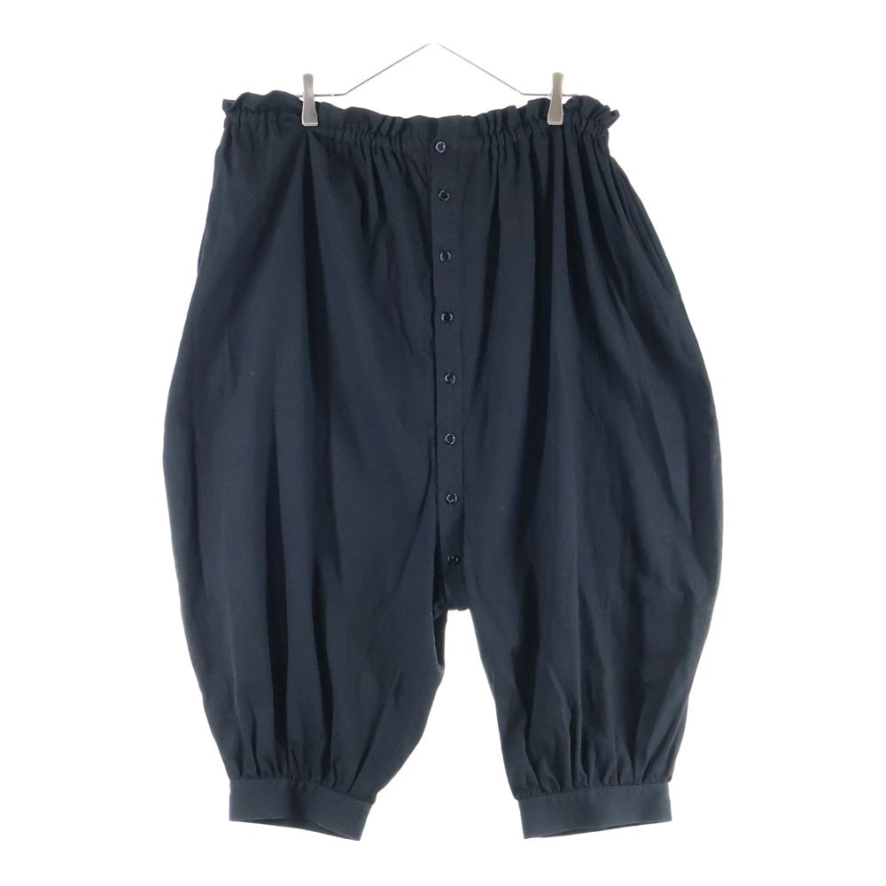 LIMI feu(リミフゥ) ボタンアップ コットン サルエル バルーンパンツ ブラック レディース LO-P03-006