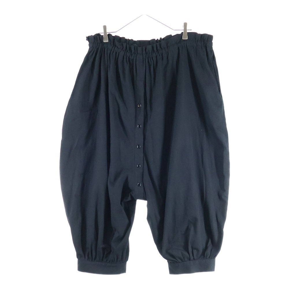 LIMI feu(リミフゥ) ボタンアップ コットン サルエル バルーンパンツ ブラック レディース LO-P03-006