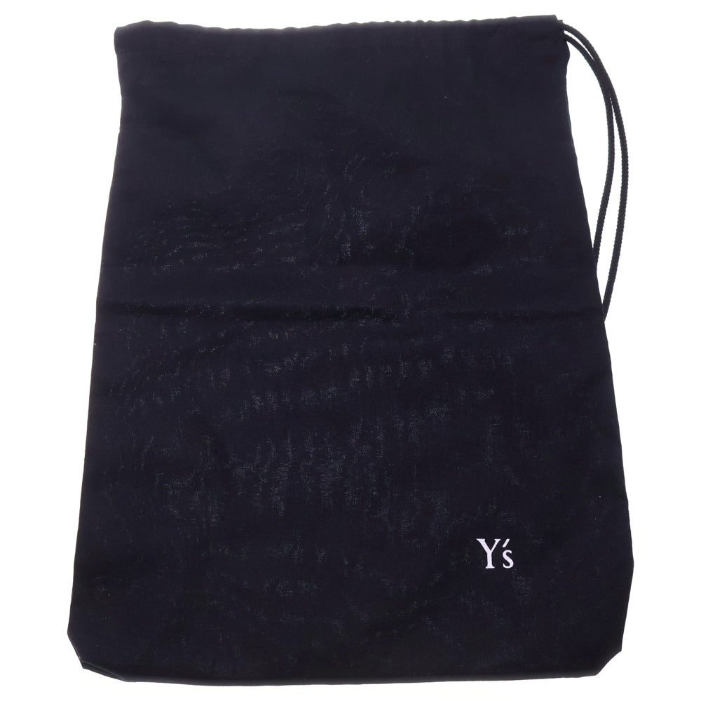 Y's(ワイズ) CUTTINGS CANVAS SNEAKER カッティングキャンバス ローカットスニーカー ブラック レディース