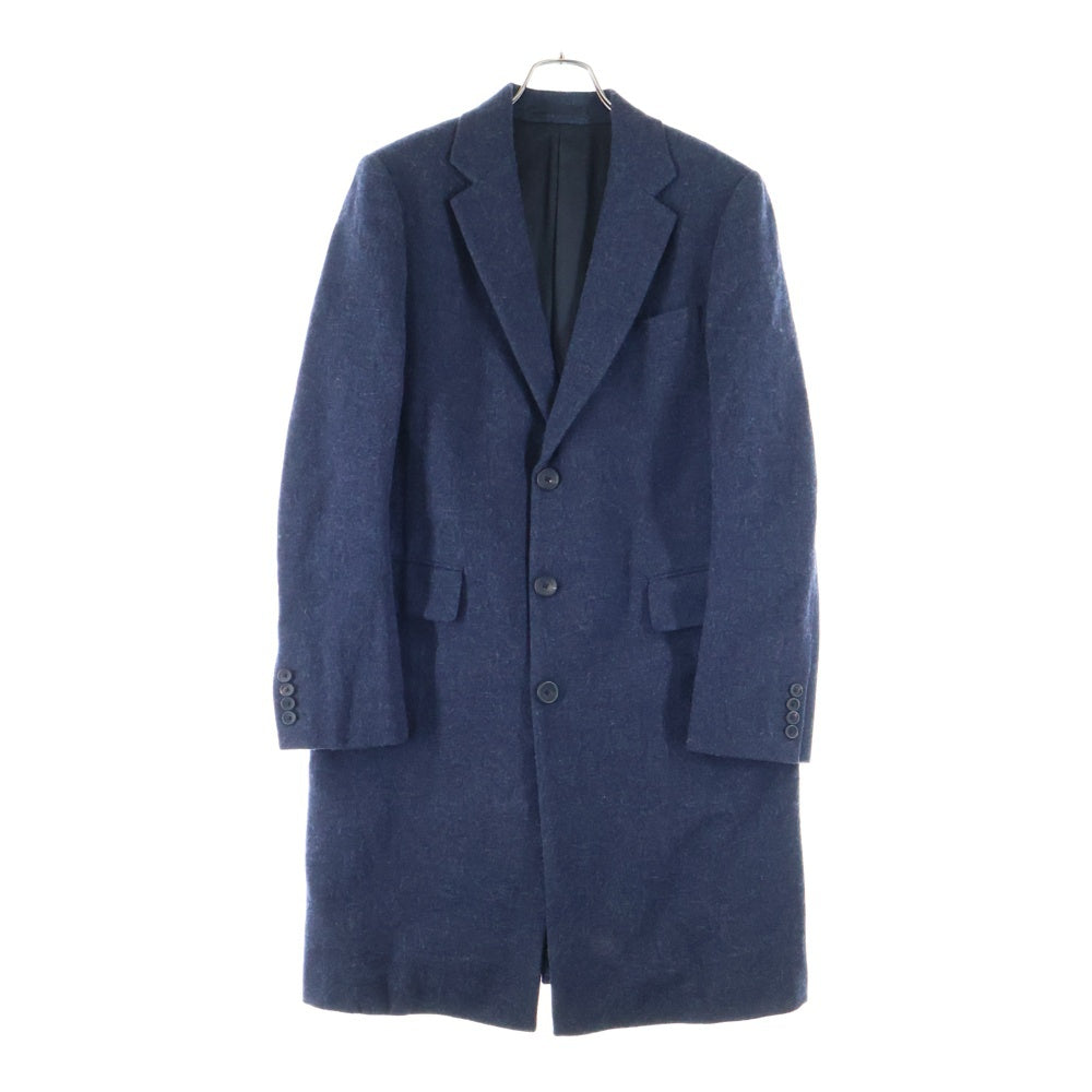 SCYE(サイ) 日本製 3B ウール チェスターコート ネイビー 1114-73372